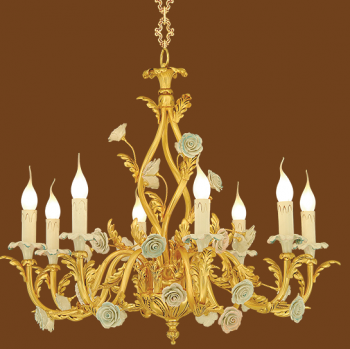 Đèn chùm trang trí phong cách hoàng gia Châu âu