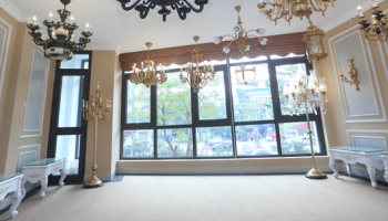 Đèn cây trang trí phòng khách và phòng ngủ theo phong cách cổ điển Châu Âu