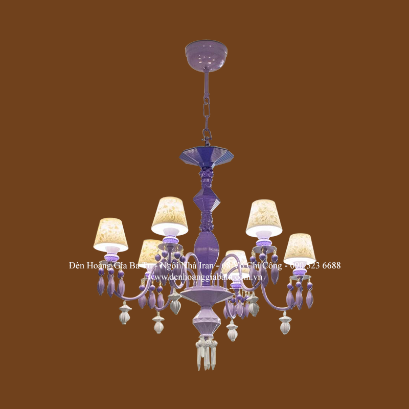 Đèn chùm 1500/6 Violet
